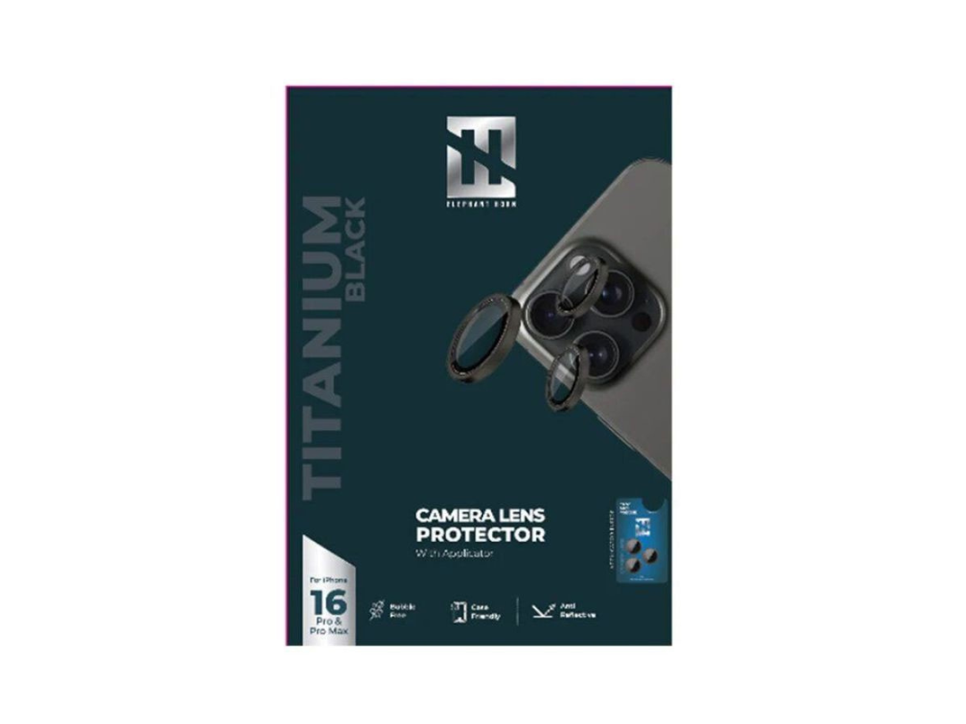 Buy Elephant Horn Camera Lens Protector for iPhone 16 Pro/Max in Qatar Buy Elephant Horn Camera Lens Protector for iPhone 16 Pro/Max in Qatar